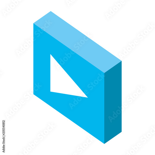 Free Download video player social media isometric vector illustration - GFXLoad