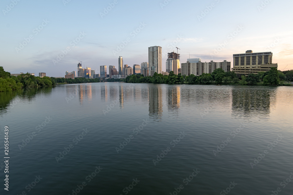 Naklejka premium Downtown Austin, TX 2018