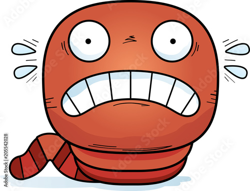 Scared Little Worm