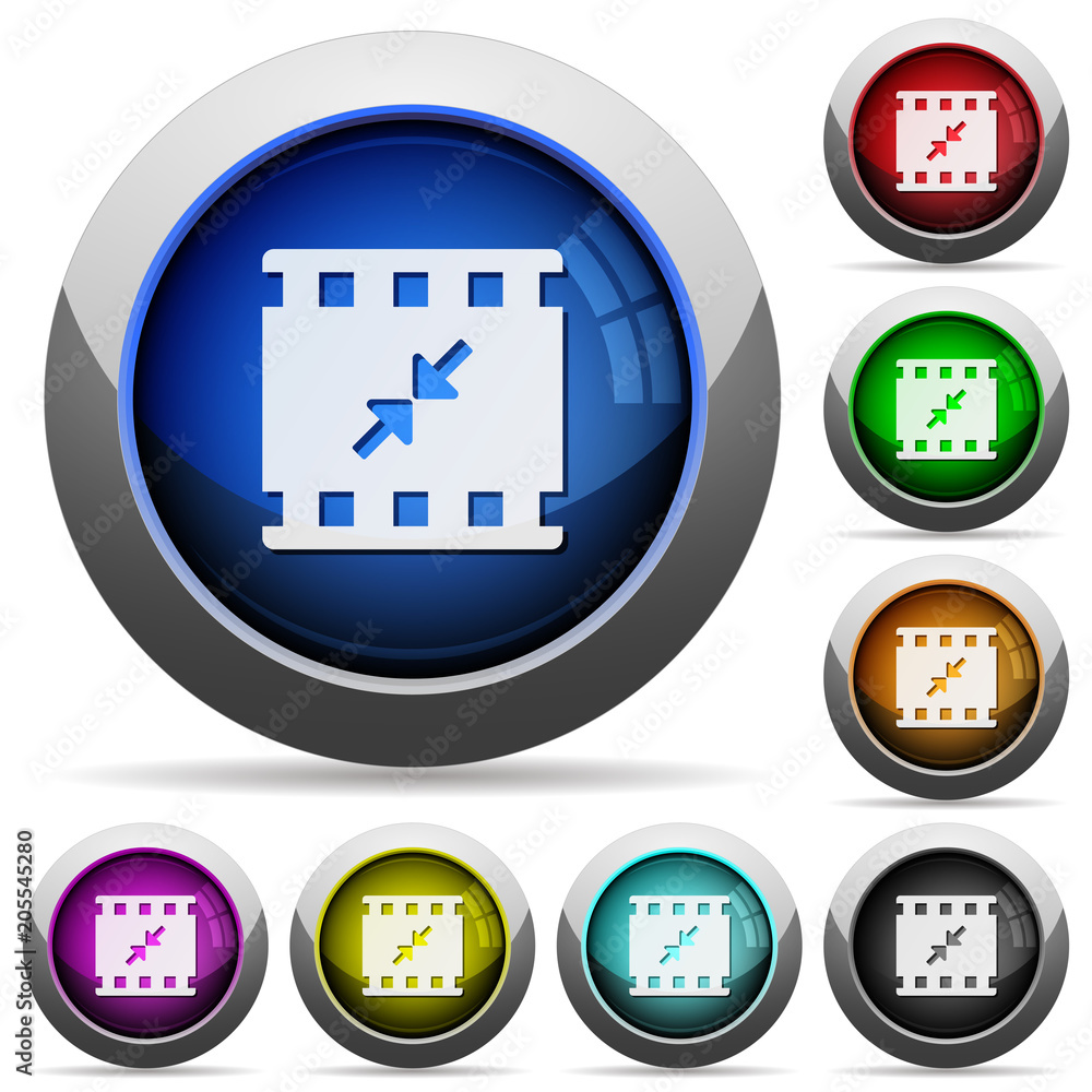 Movie resize small round glossy buttons Movie resize small round glossy buttons