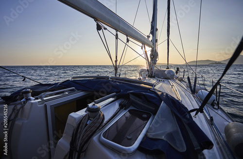Sunset on a yacht © fox17