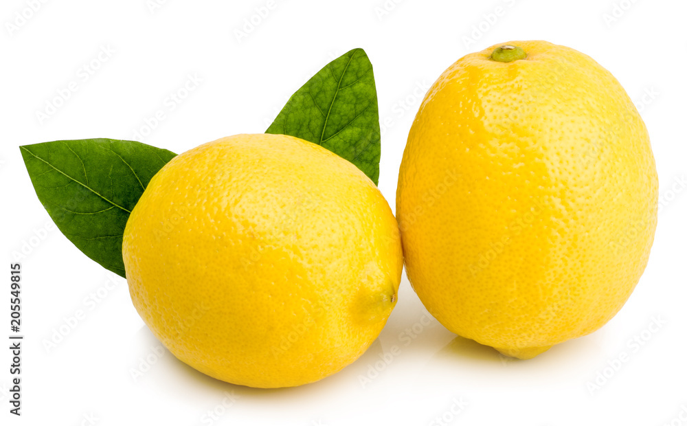 lemon isolated on white background