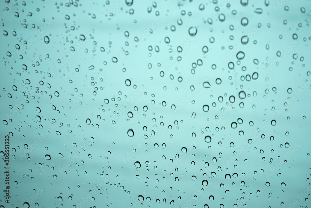 Raindrop on the window, toned. Raindrop on the window, toned.