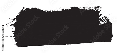 Grunge texture. Black brush on white. Vector template. Urban Background. Dust Overlay Distress Grain. Hand drawn illustration. Abstract shape for your design or scrapbook.
