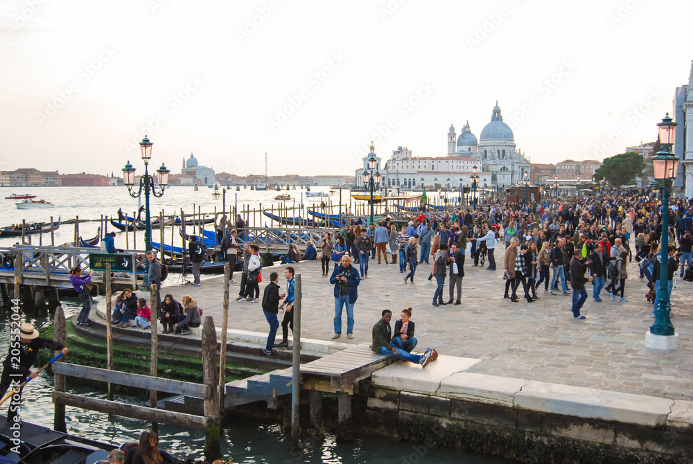 Obraz premium Santa Maria della Salute church in the center of Venice