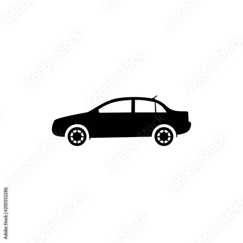 Sedan car model vector icon © Designer
