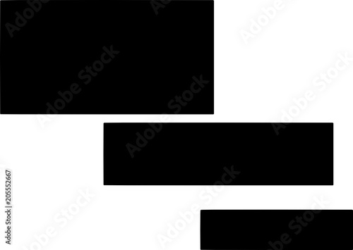 Abstract background with rectangles in black and white