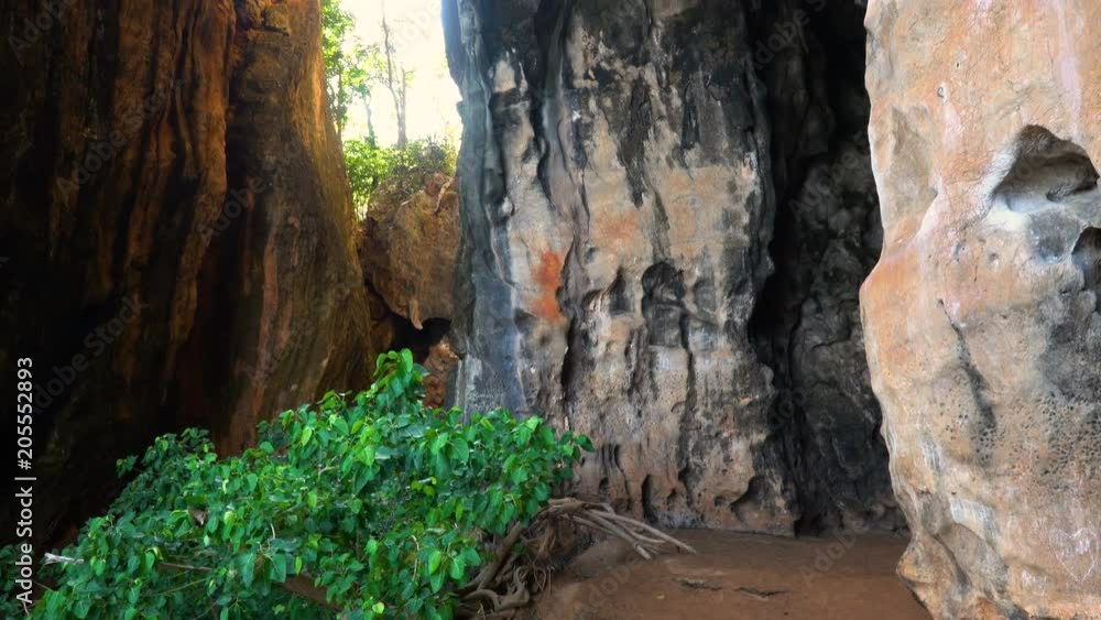 Famous Phranang cave at Raylay Railay Beach Krabi Thailand
Famous Phranang cave at Raylay Railay Beach Krabi Thailand