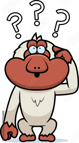 Cartoon Stupid Macaque