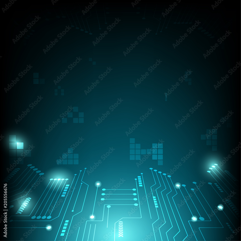 Naklejka premium technology digital abstract background