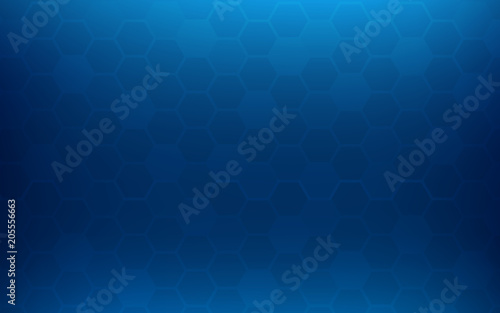 Blue honeycomb abstract background. Wallpaper and texture concept. Minimal theme
