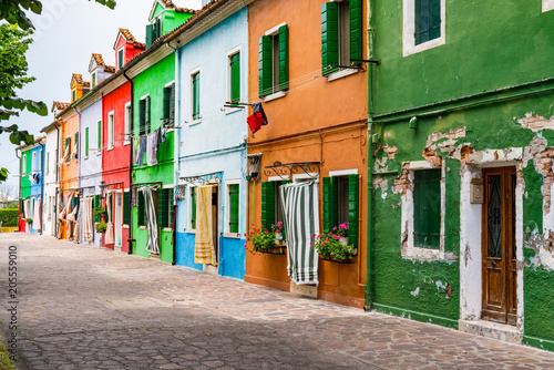 Colorful Homes of Burano, Italy