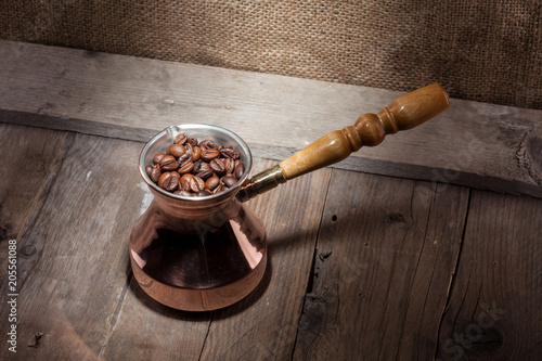 coffee beans and turk photo