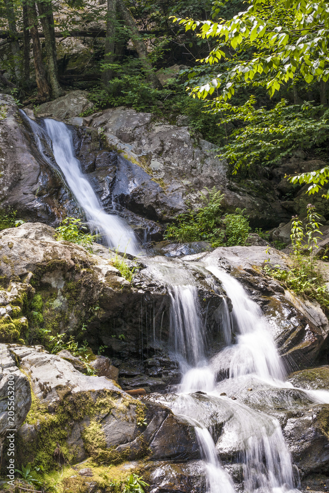 beautiful natural waterfall