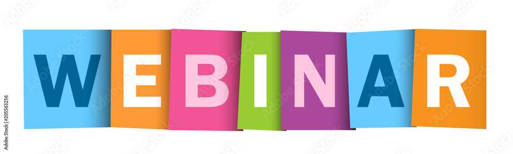 WEBINAR Vector Letters icon WEBINAR Vector Letters icon