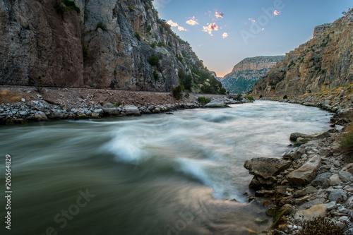 WIND RIVER GORGE WYOMING WEST VIEW