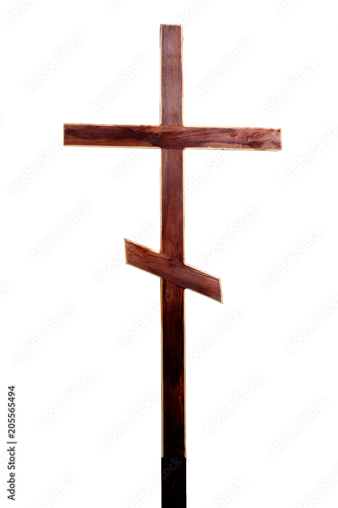4598063 Wooden Cross, isolated on white background