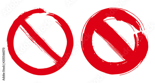 No sign design elements set