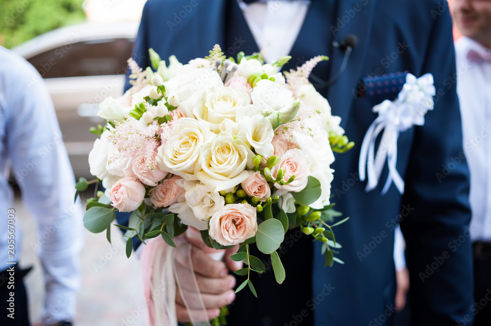 Beautiful wedding bouquet for bride Beautiful wedding bouquet for bride