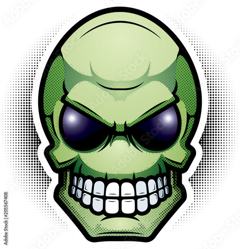 Evil Alien Illustration