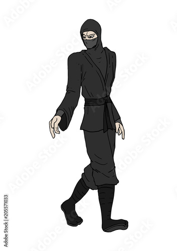 black ninja draw