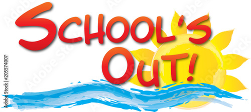 School's Out! with sun and water