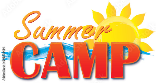 Summer Camp with Water and Sun