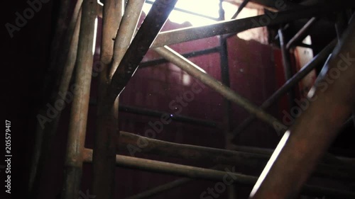 Wallpaper Mural Dust in construction light Torontodigital.ca