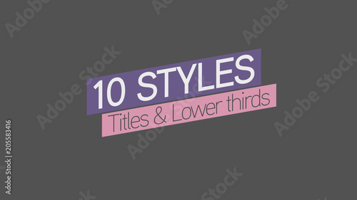 Double Boxed Title