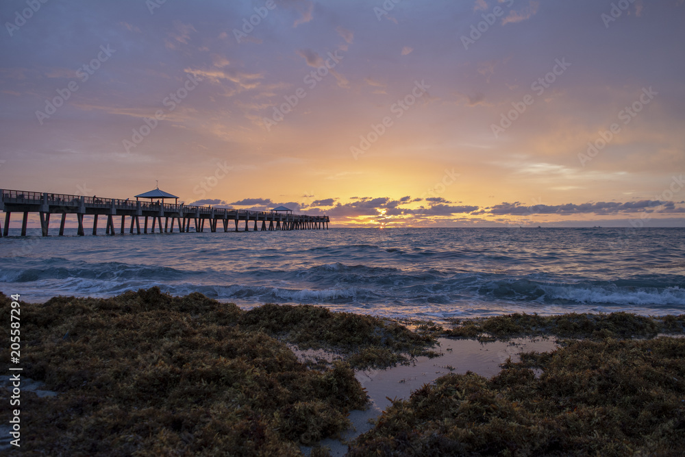 Fototapeta premium Sunrise at the pier