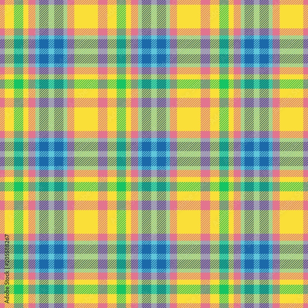 Tartan seamless trendy retro clothing textile design pattern Tartan seamless trendy retro clothing textile design pattern