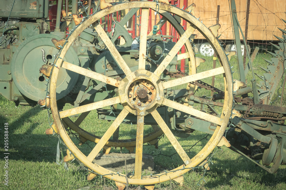 antique tractor tire