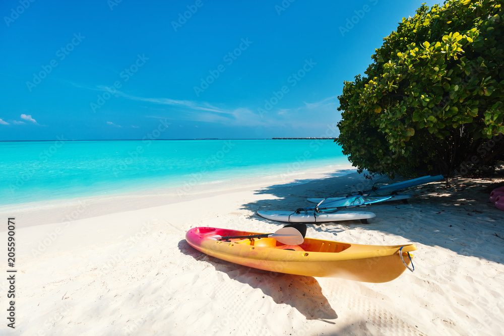 Kayak at beach Kayak at beach