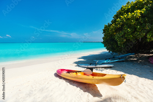 Kayak at beach © BlueOrange Studio