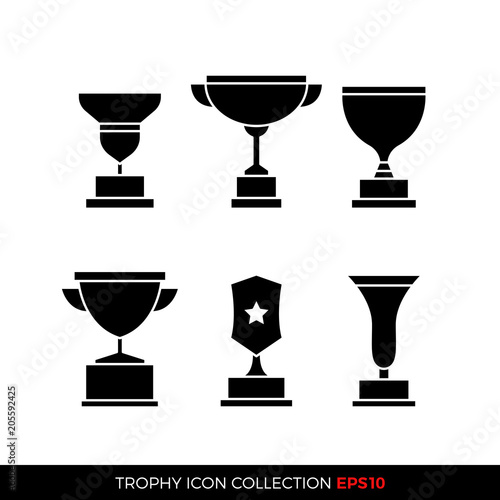 Set of premium award icons. eps10 vector illustration