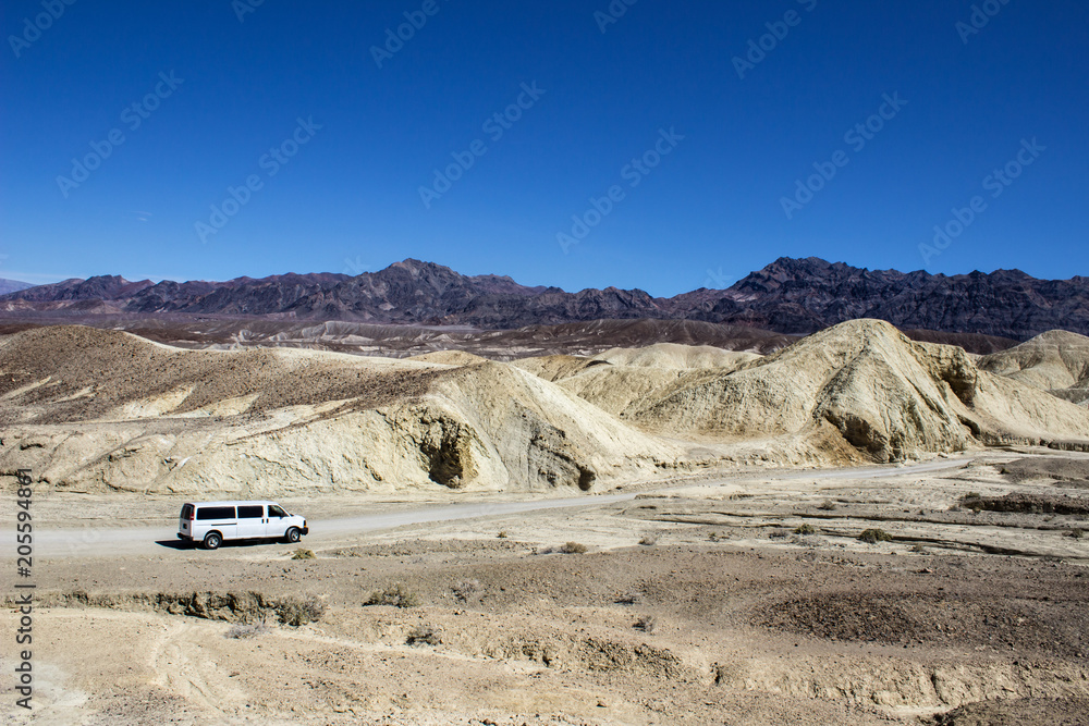 Desert Hills and Mountains Road Desert Hills and Mountains Road