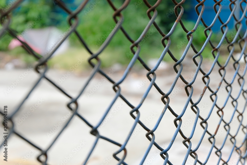 Wire fence close up Wire fence close up