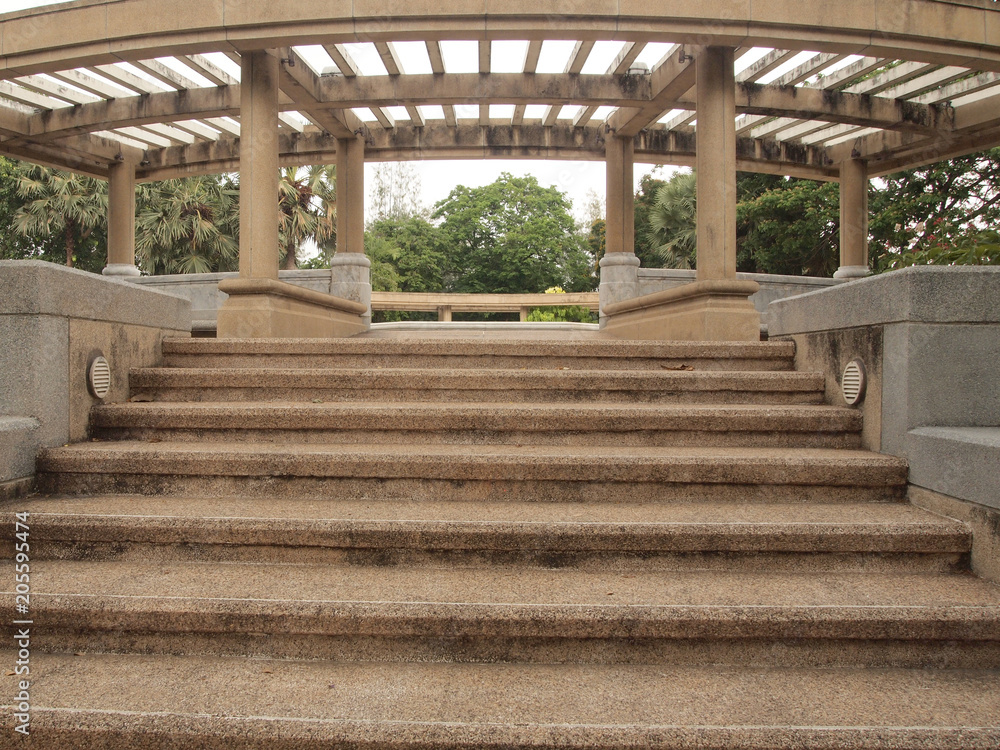 stairs in park