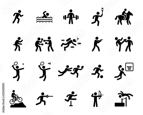 Sports icon set