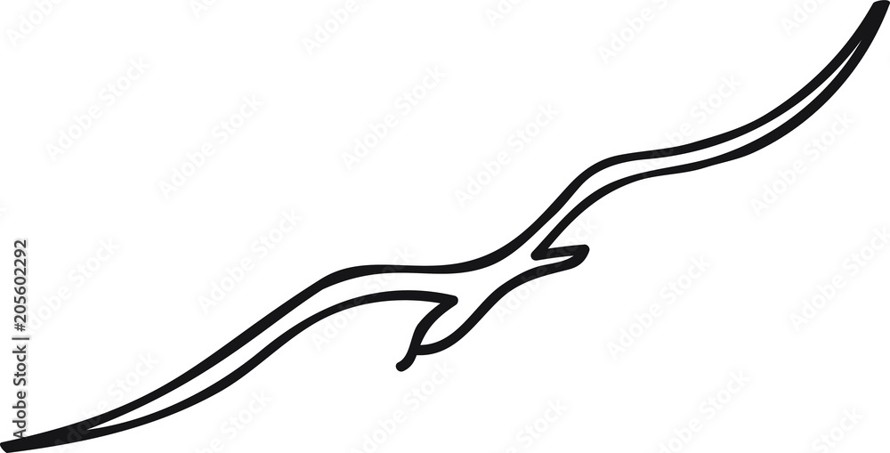 Hand Drawn Doodle Sketch Line Art Vector Illustration of Flying Seagull. Symbolic Cartoon Card Tattoo Black Outline Design Element Template. Hand Drawn Doodle Sketch Line Art Vector Illustration of Flying Seagull. Symbolic Cartoon Card Tattoo Black Outline Design Element Template.