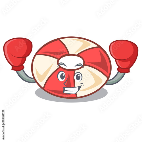 Boxing swim tube character cartoon