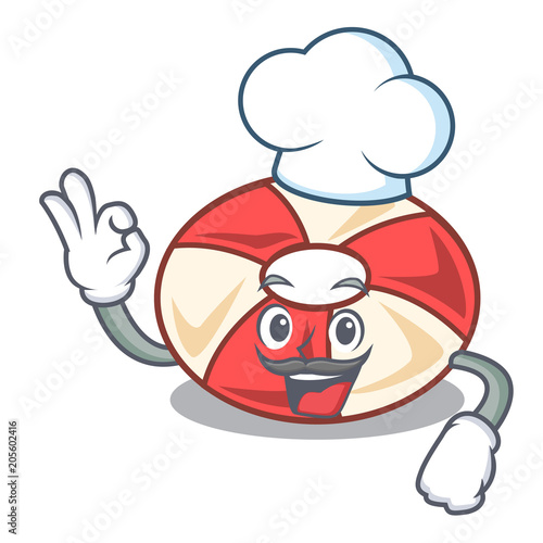 Chef swim tube character cartoon