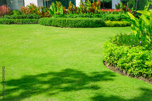 Landscaped Formal Garden, Front yard with garden design, Peaceful Garden