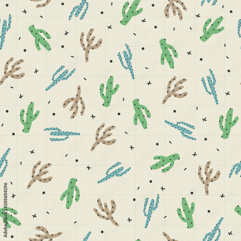 Abstract nature cute cactus. A playful, modern, and flexible pattern for brand who has cute and fun style. Repeated pattern. Happy, bright, and magical mood. Abstract nature cute cactus. A playful, modern, and flexible pattern for brand who has cute and fun style. Repeated pattern. Happy, bright, and magical mood.