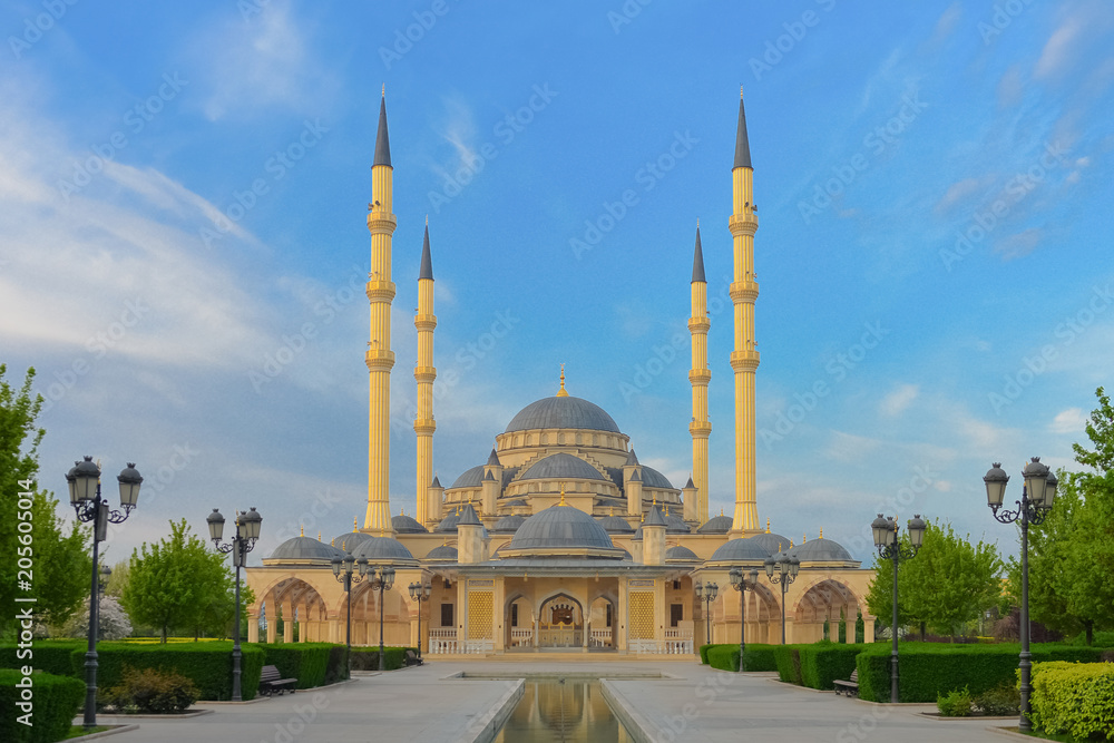 Fototapeta premium Мечеть «Сердце Чечни» Грозный