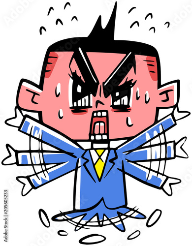 大慌てする新入社員
