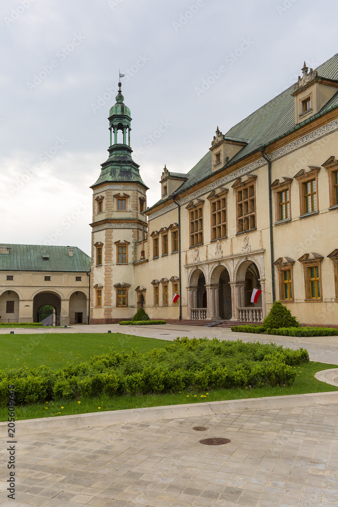 17th century Palace of the Krakow Bishops in Kielce, Poland