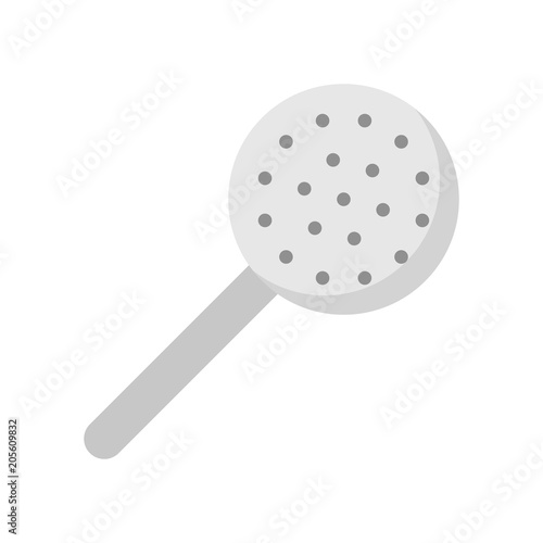 skimmer icon, flat design isolated vector