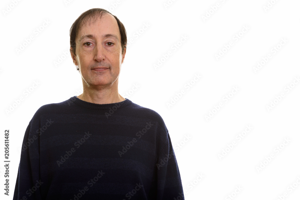 Studio shot of mature man Studio shot of mature man