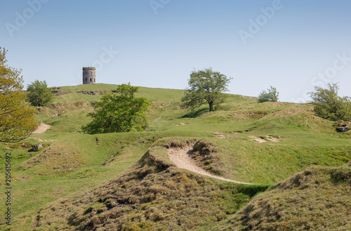 Photos Rocky hills with Solomons Temple or Grinlow Tower in Buxton, Derbyshire Peak Dis